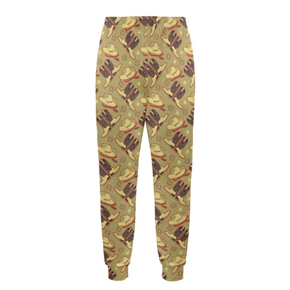 Western Cowboy Themed Men's Casual Track Pants