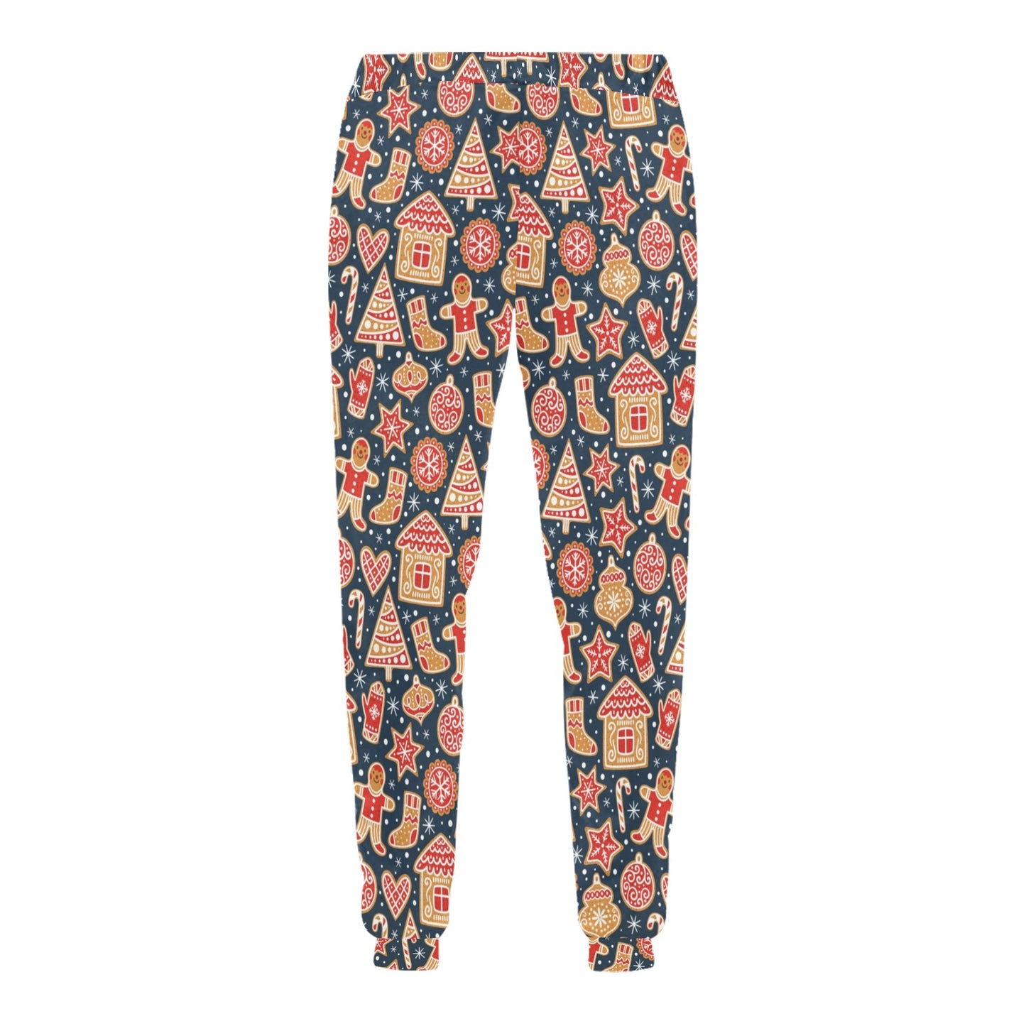 Gingerbread Pattern Print Design 03 Men's Sweatpants