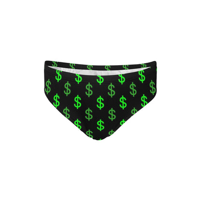 Dollar symbol Design Print Pattern JJ0121 Men's Swimming Briefs