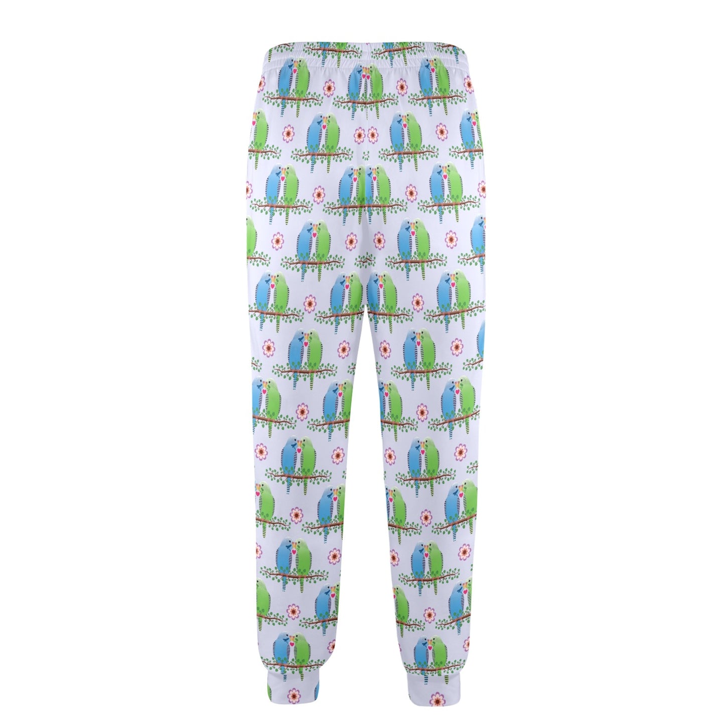 Budgerigar Pattern Print Design 05 Men's Casual Track Pants