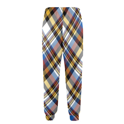 Madras Pattern Print Design 01 Men's Casual Track Pants