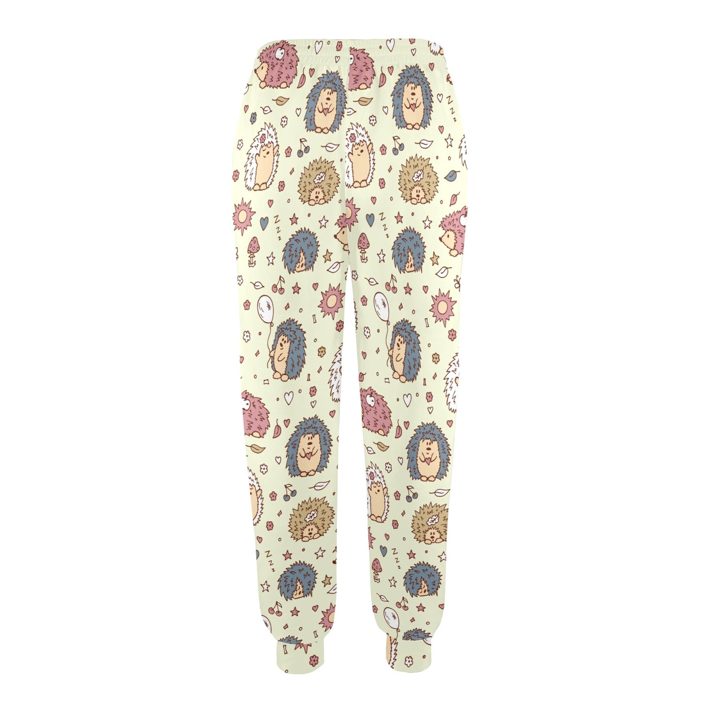 Hedgehog Cute Pattern Print Design 01 Women's Casual Track Pants