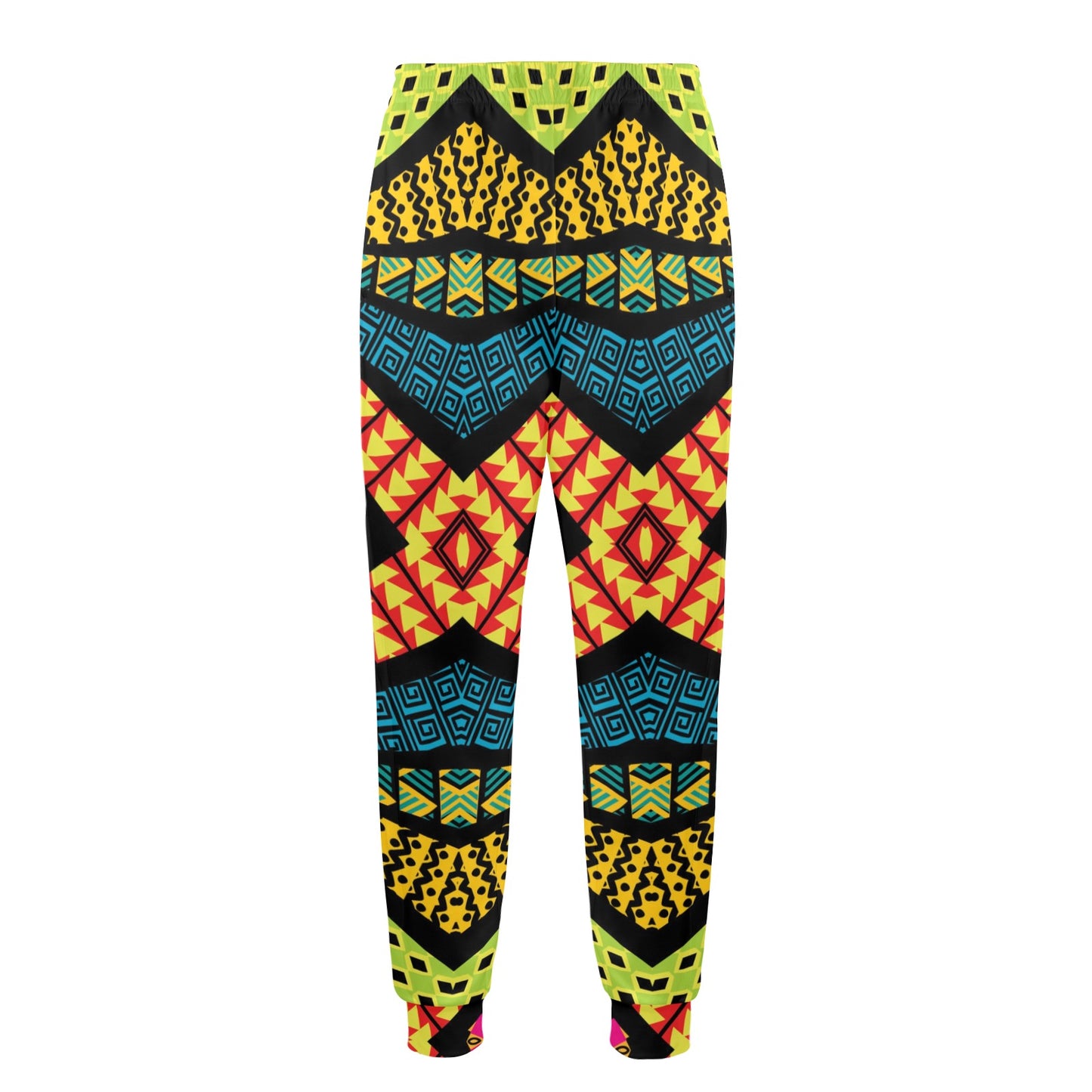 Kaleidoscope Pattern Print Design 05 Men's Casual Track Pants