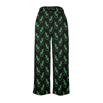 lizard Print Design LKS401 Women's Wide Leg Lounge Pants