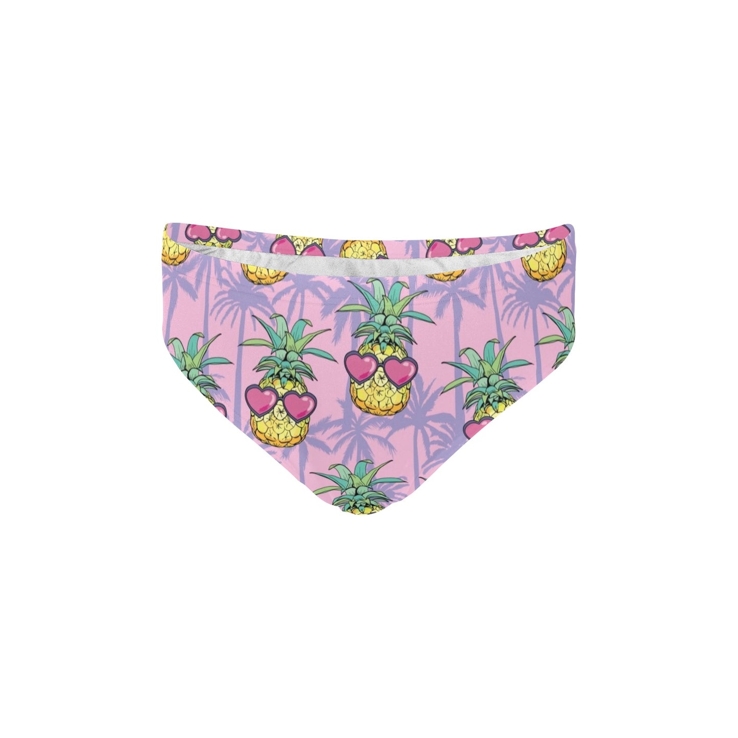 Pineapple Pattern Print Design PP06 Men's Swimming Briefs