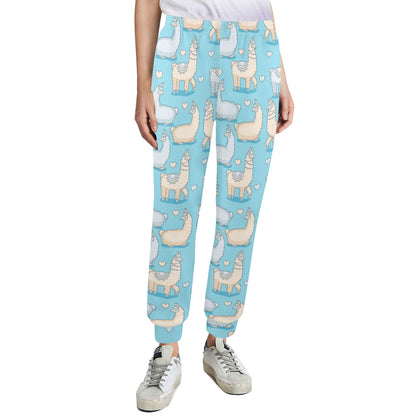 Alpaca Pattern Print Design 06 Women's Casual Track Pants