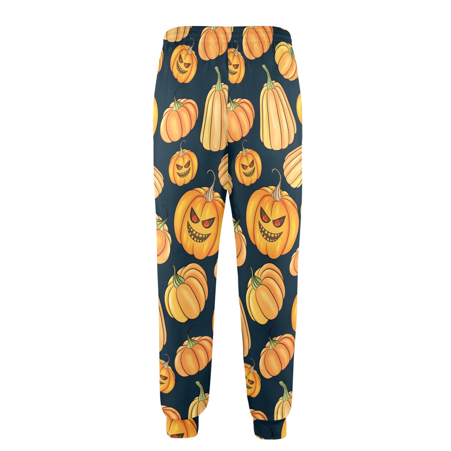 Pumpkin Halloween Pattern Print Design A04 Men's Casual Track Pants