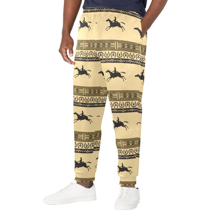 Horse Pattern Prnt Men's Casual Track Pants
