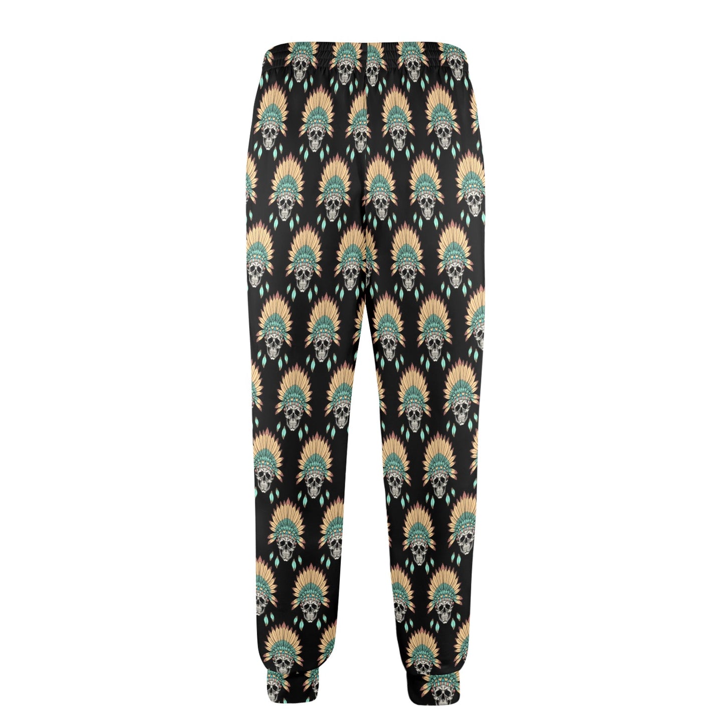 American indian Skull Pattern Men's Casual Track Pants