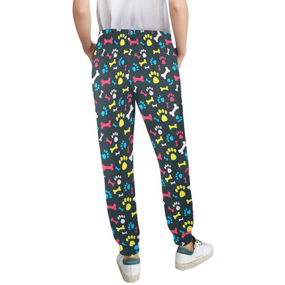 Paw Design Print Women's Casual Track Pants