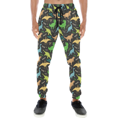 dinosaur Design Print Pattern JJ0107 Men's Sweatpants