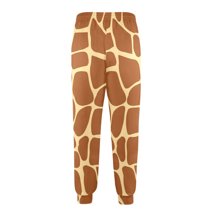 Giraffe Texture Print Men's Casual Track Pants