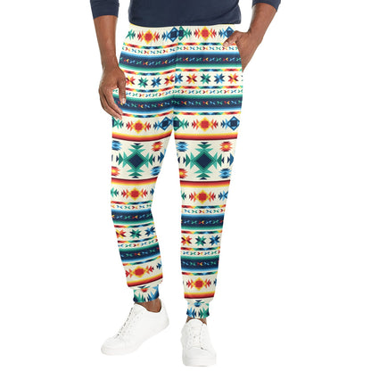 Aztec Pattern Print Design 02 Men's Casual Track Pants