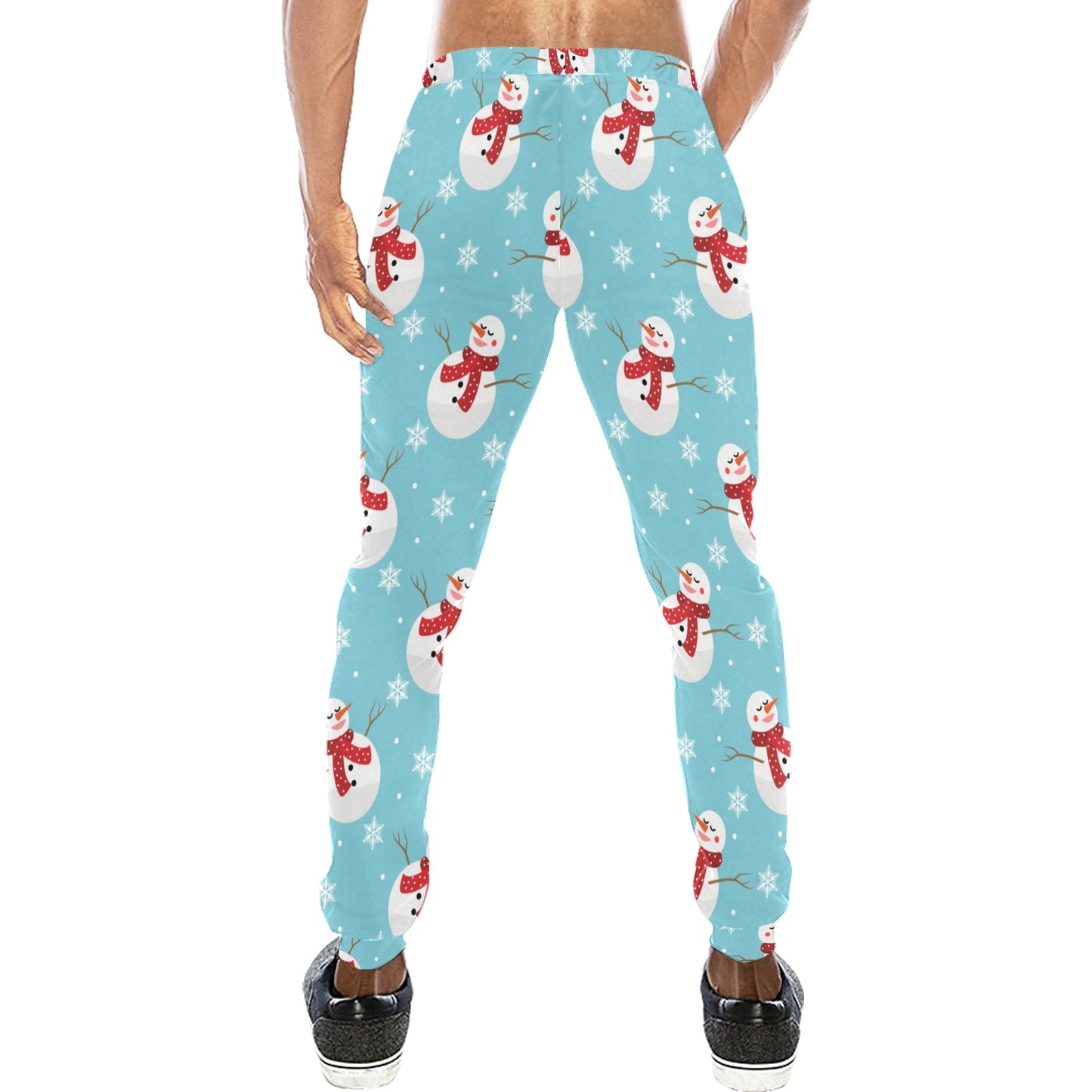 Snowman Print Design LKS304 Men's Sweatpants