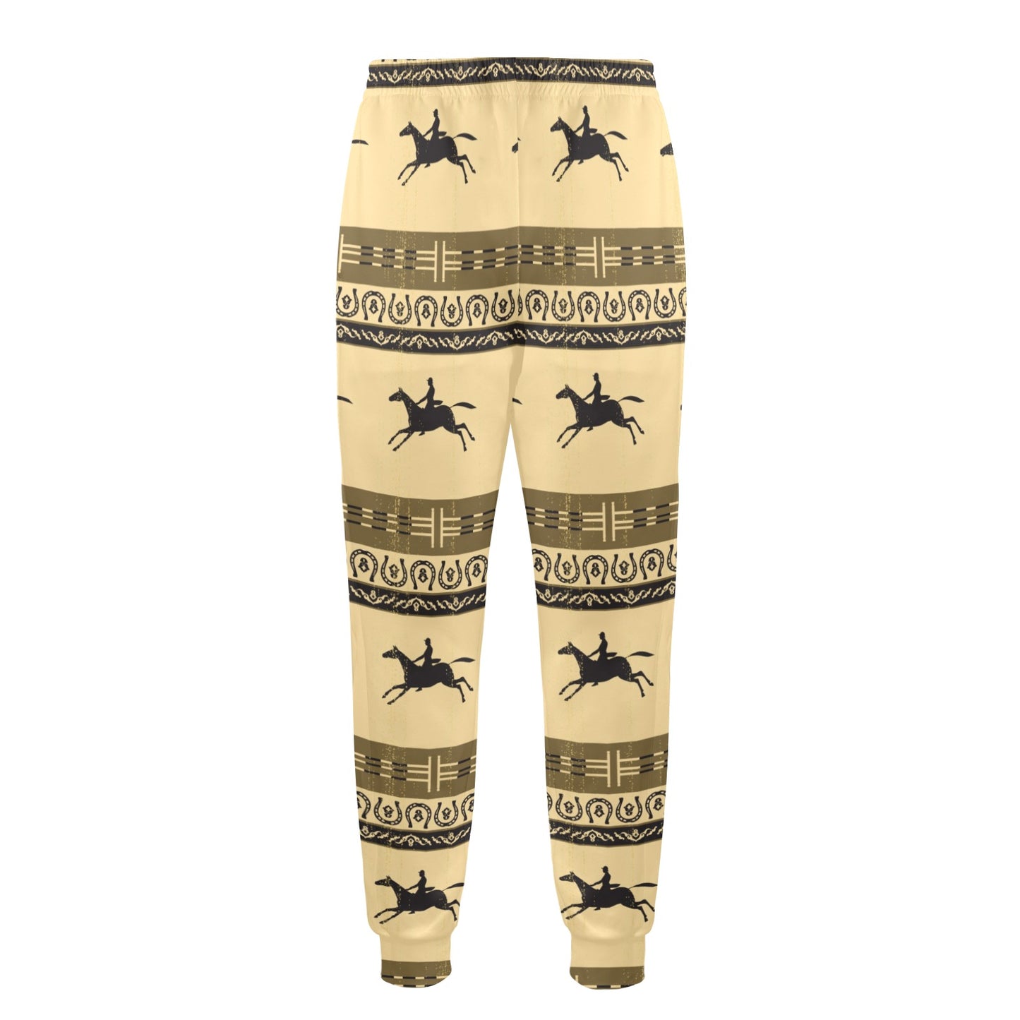Horse Pattern Prnt Men's Casual Track Pants