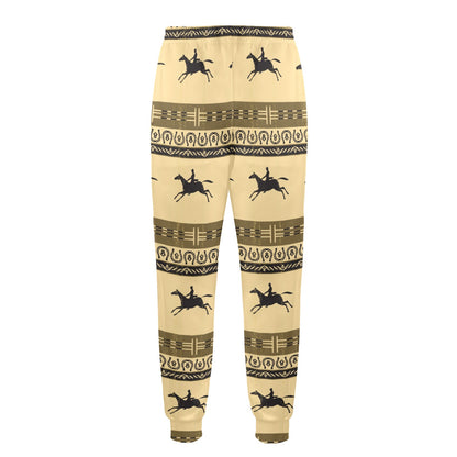 Horse Pattern Prnt Men's Casual Track Pants