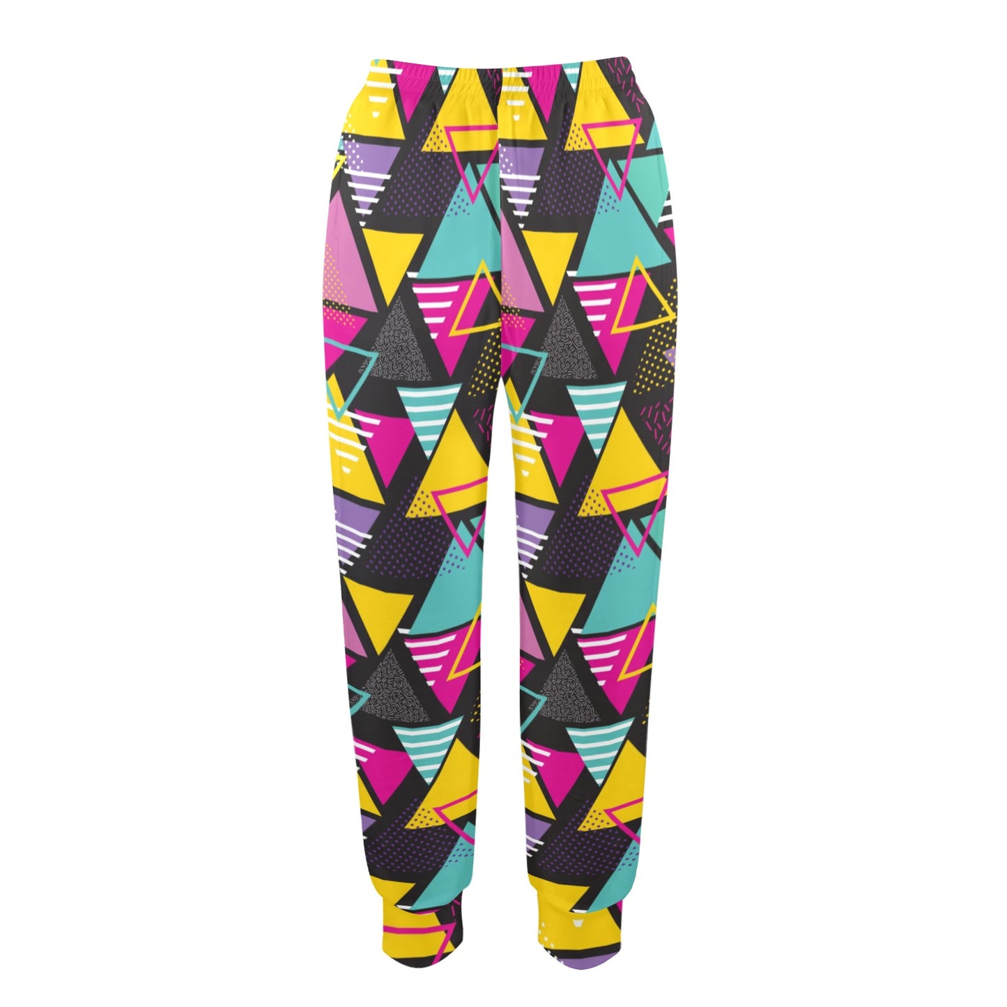 Geometric Colorful Pattern Print Design 02 Women's Casual Track Pants