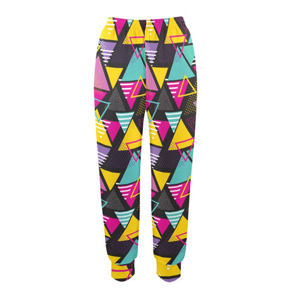 Geometric Colorful Pattern Print Design 02 Women's Casual Track Pants