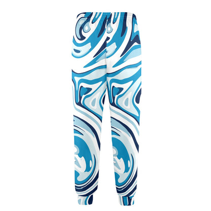 Liquid Pattern Print Design 05 Men's Casual Track Pants