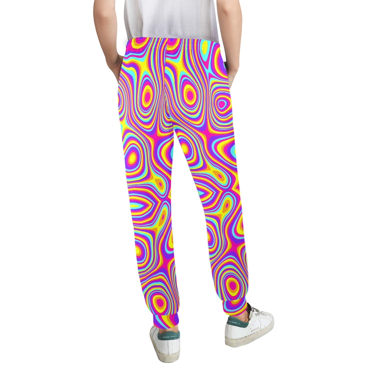 Liquid Pattern Print Design 06 Women's Casual Track Pants