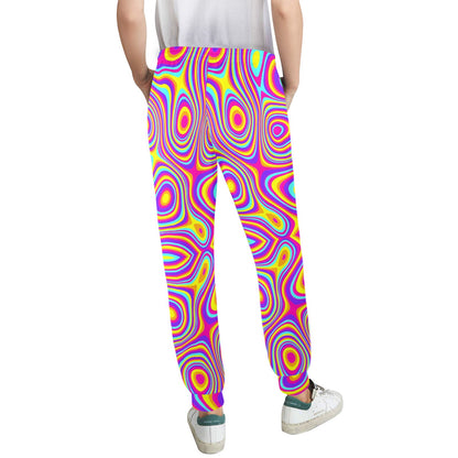 Liquid Pattern Print Design 06 Women's Casual Track Pants