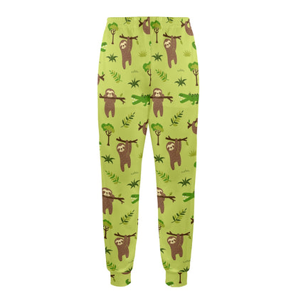 Alligator Pattern Print Design 04 Men's Casual Track Pants