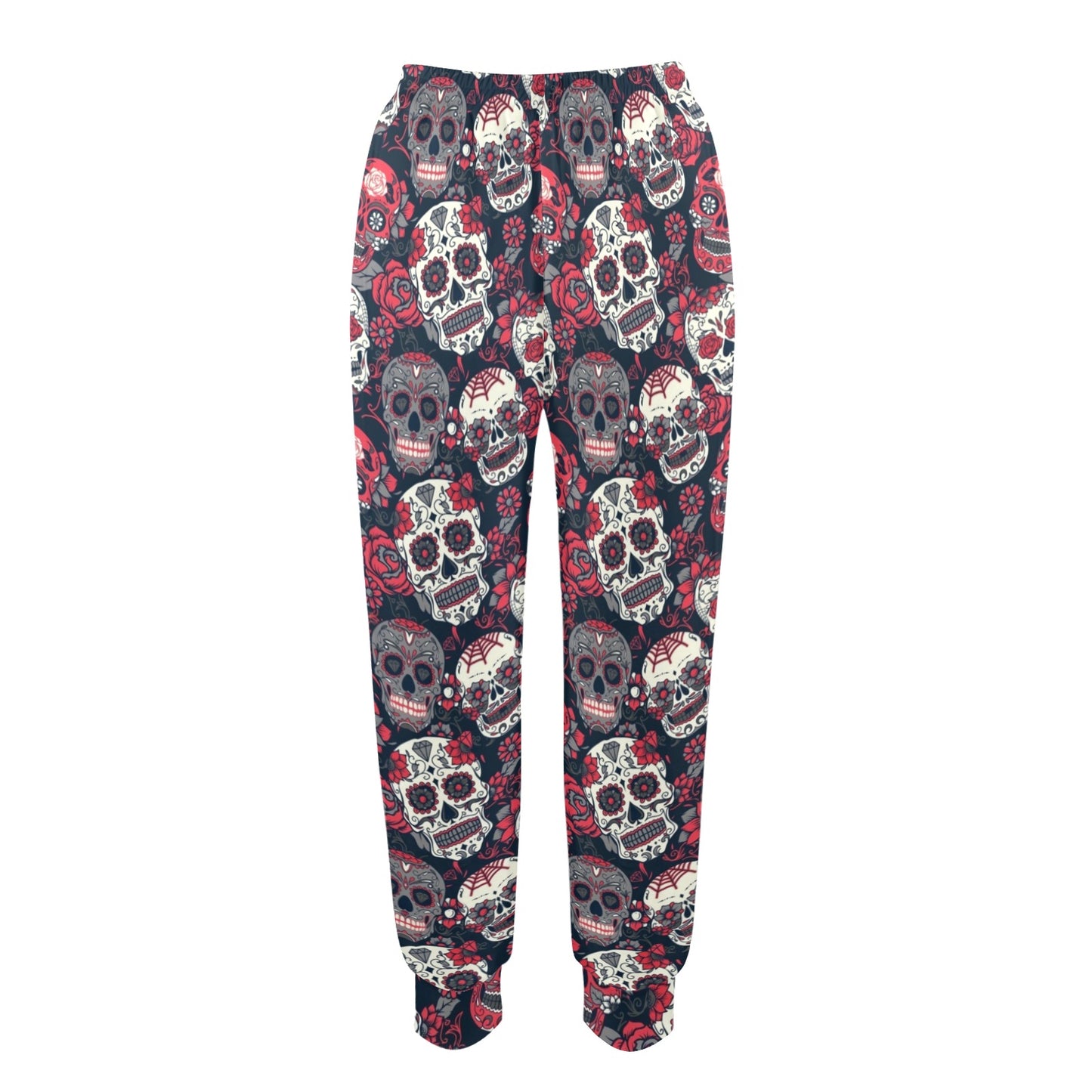 Sugar Skull Print Design LKS303 Women's Casual Track Pants