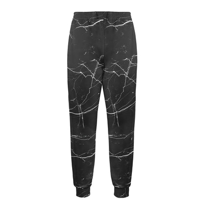 Marble Pattern Print Design 04 Men's Casual Track Pants
