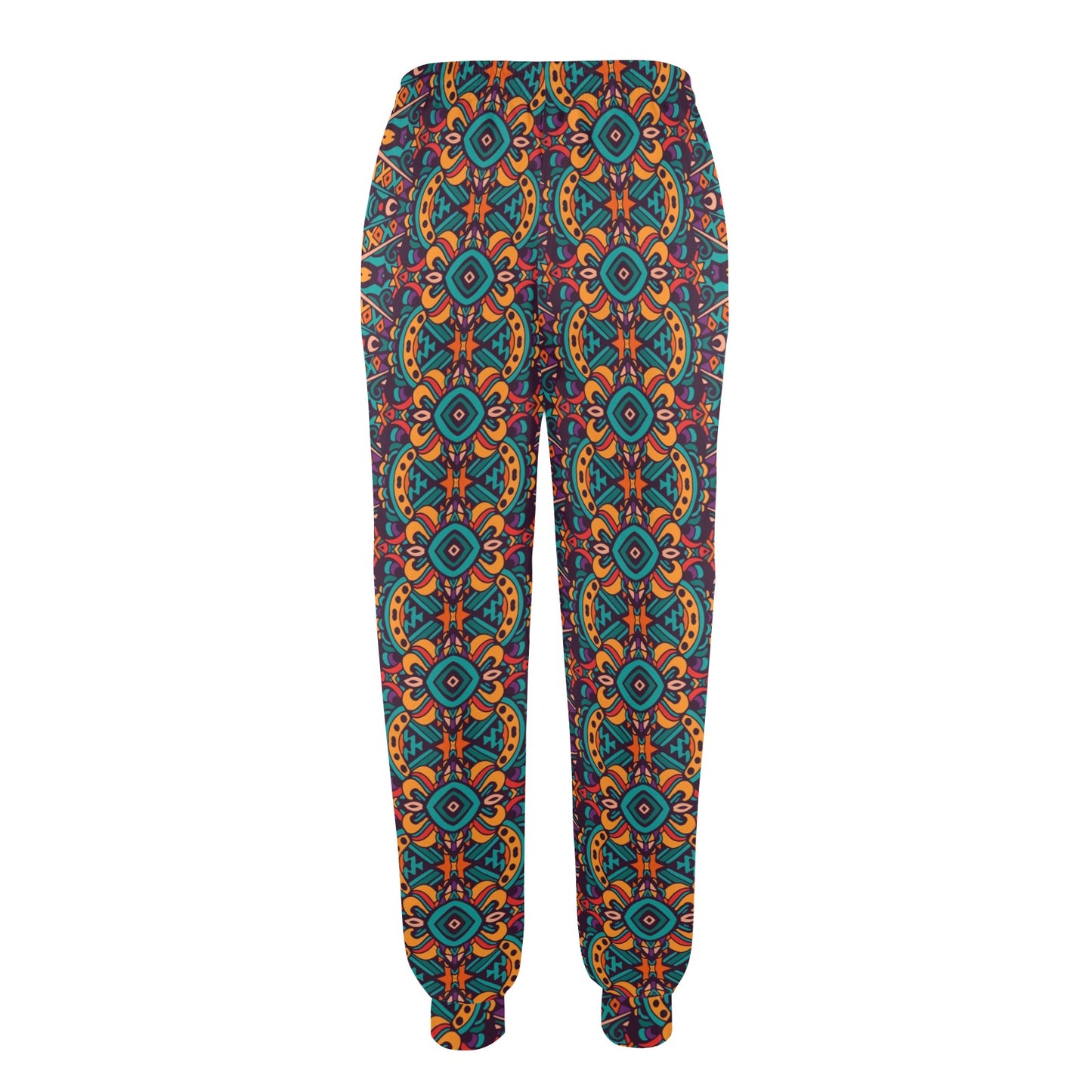 Ethnic Style Print Pattern Women's Casual Track Pants