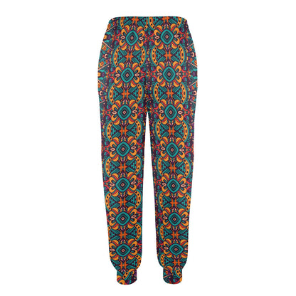 Ethnic Style Print Pattern Women's Casual Track Pants