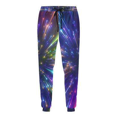 Celestial Rainbow Speed Light Men's Sweatpants