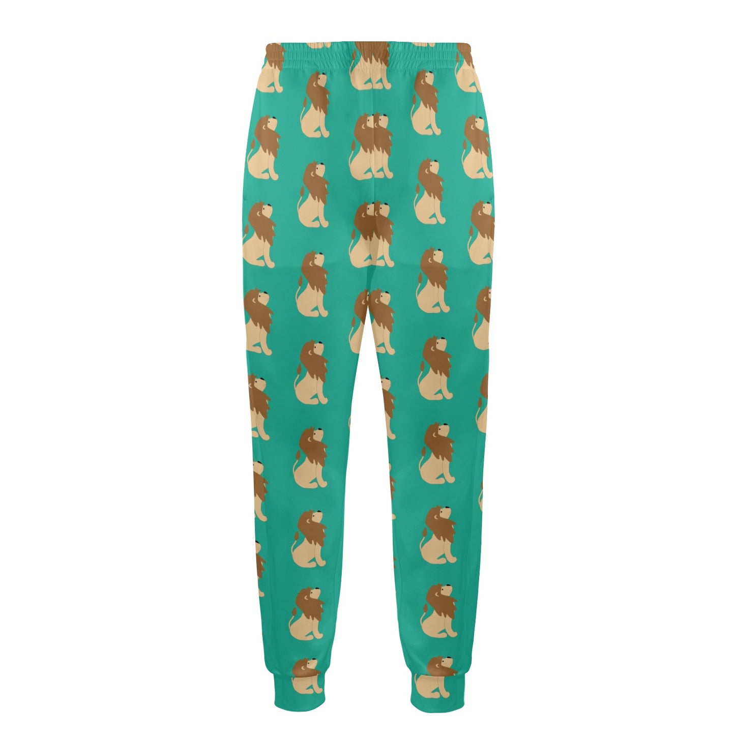 Lion Pattern Print Design 02 Men's Casual Track Pants