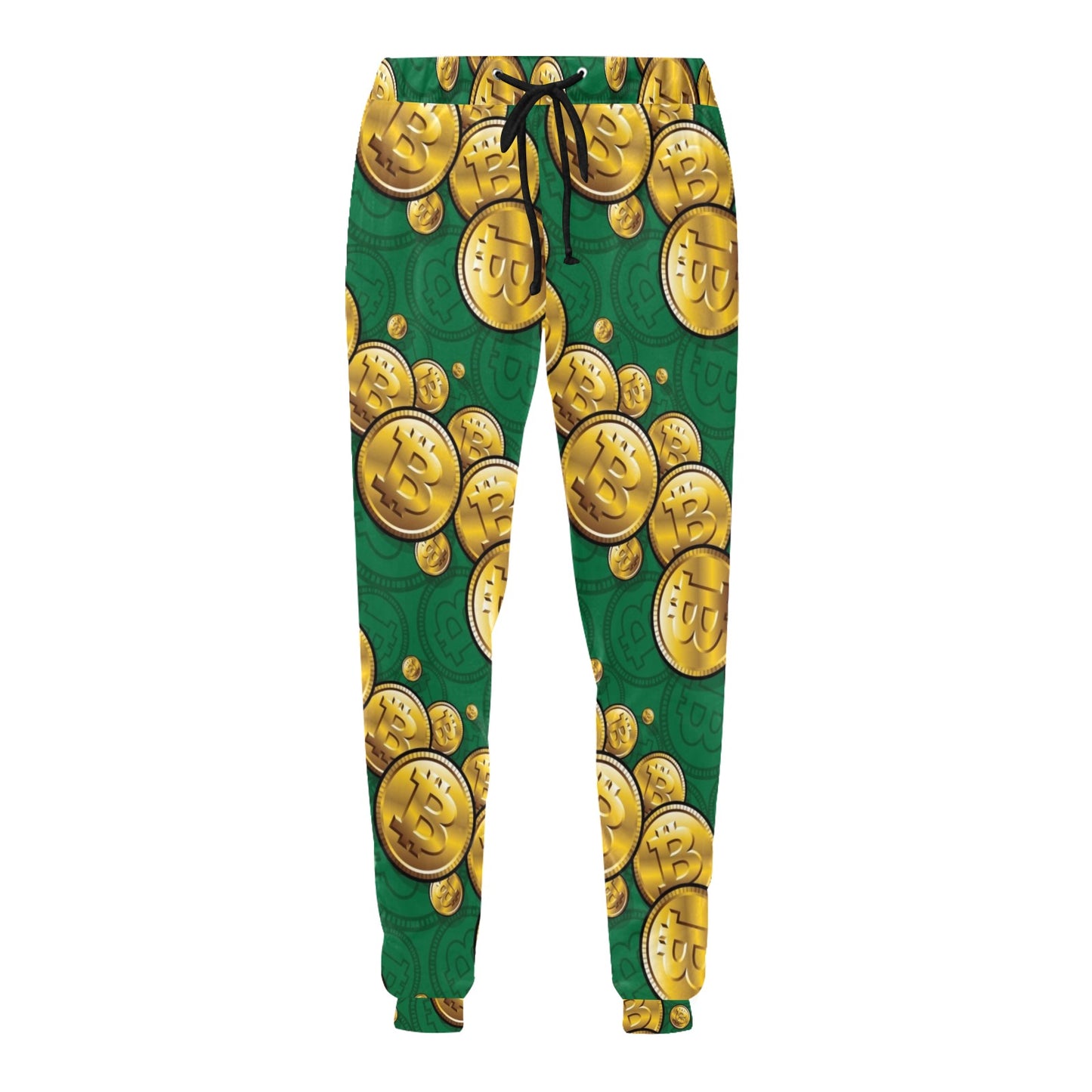 Bitcoin Pattern Print Design DO02 Men's Sweatpants