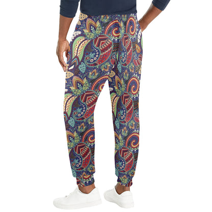 Paisley Boho Pattern Print Design A03 Men's Casual Track Pants