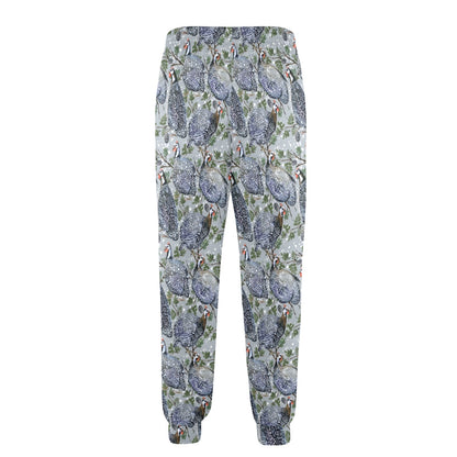 Guinea Fowl Print Design LKS402 Men's Casual Track Pants