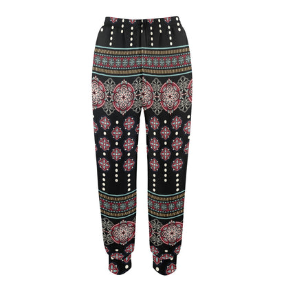 Ethnic Dot Style Print Pattern Women's Casual Track Pants