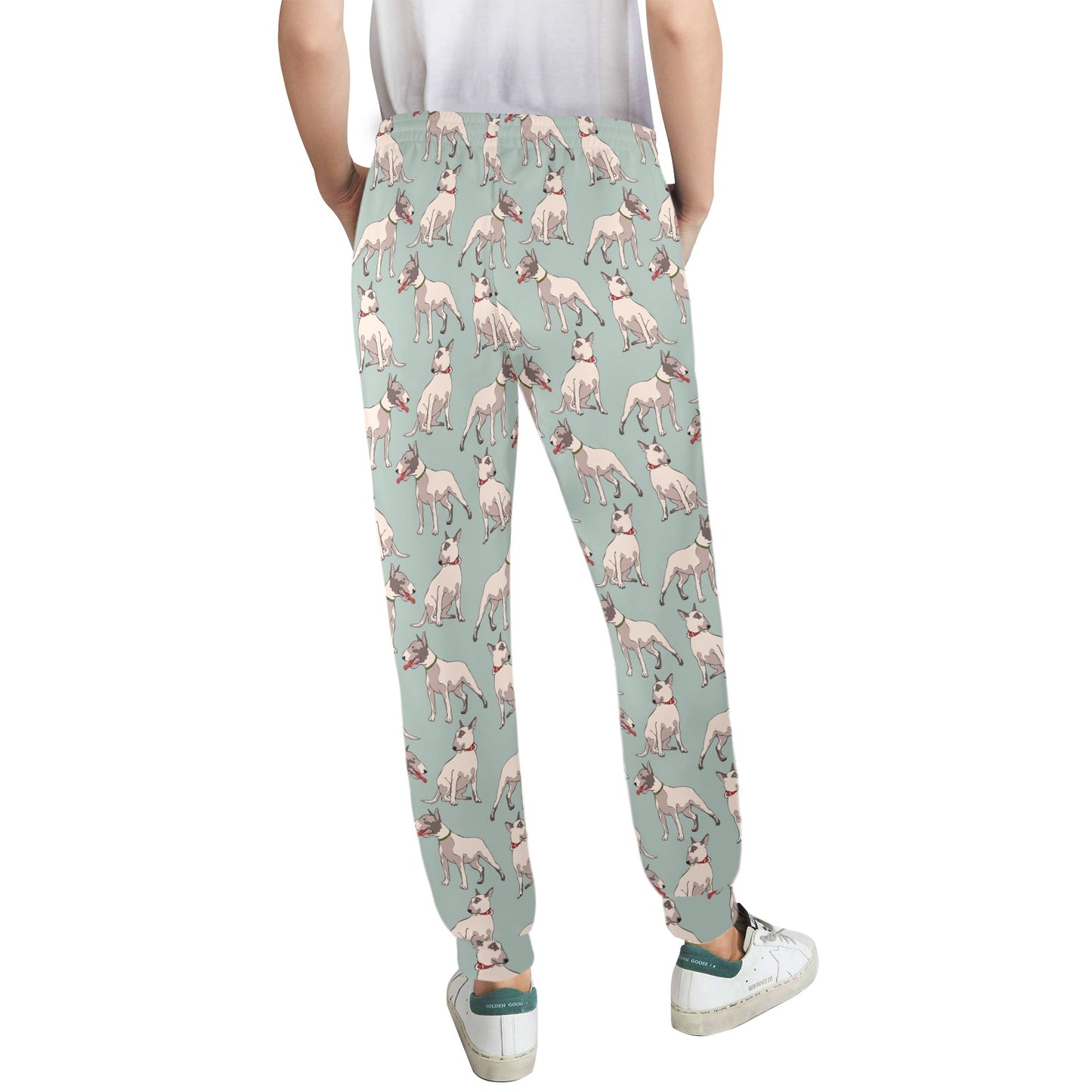 Bull Terrier Cute Print Pattern Women's Casual Track Pants