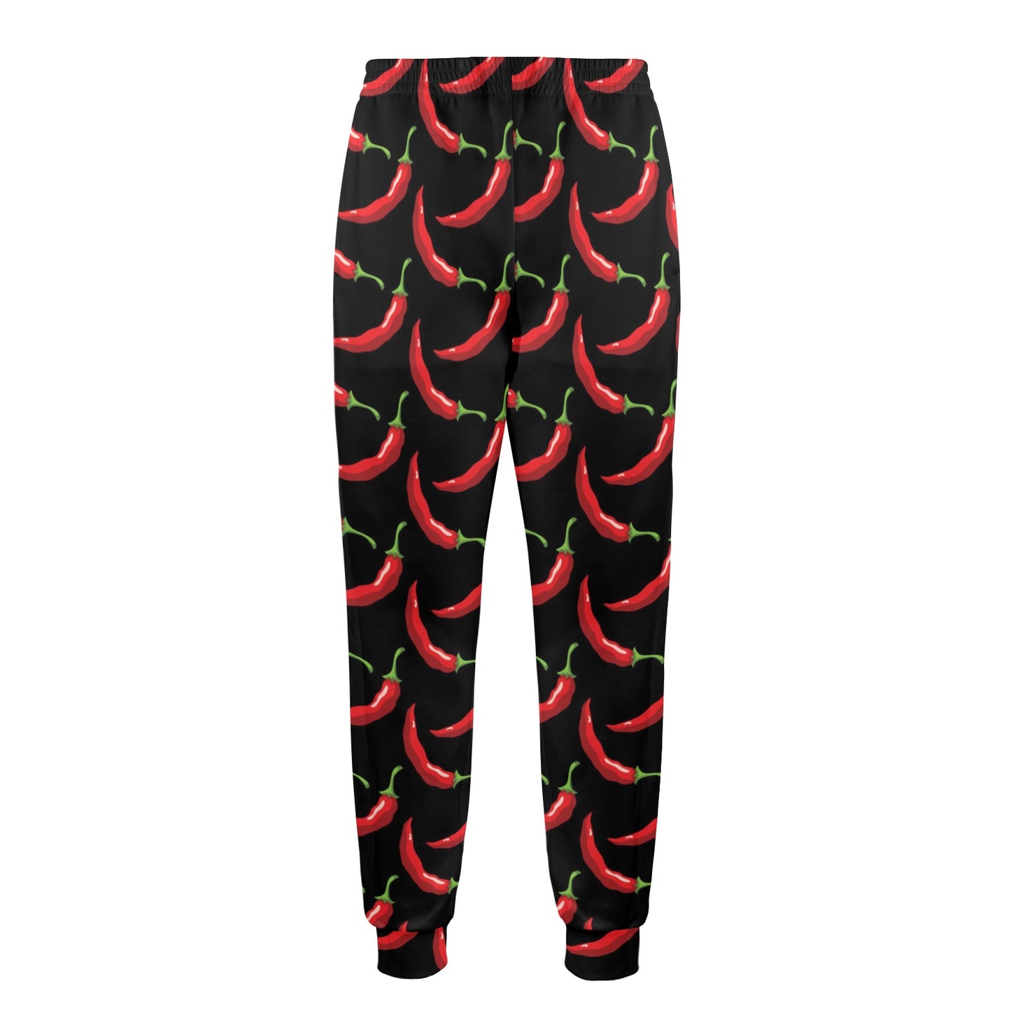 Chilli Pepper Pattern Print Design 01 Men's Casual Track Pants
