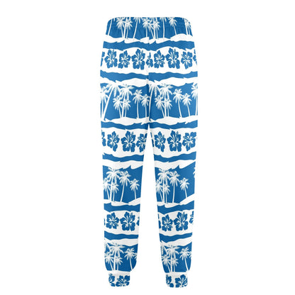 Hawaiian Themed Pattern Print Design H021 Men's Casual Track Pants