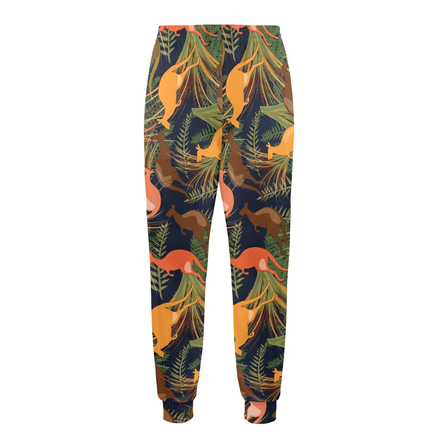 Kangaroos Pattern Print Design 07 Men's Casual Track Pants