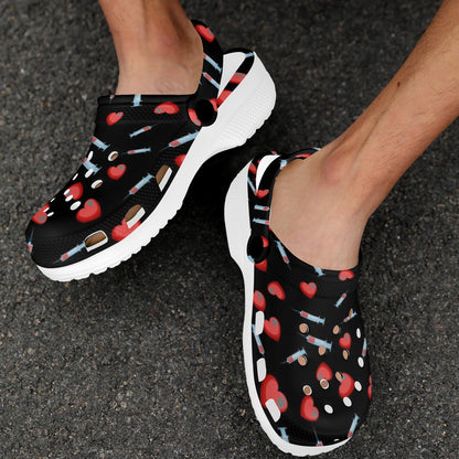 Phlebotomist Medical Concept Unisex Clogs Shoes