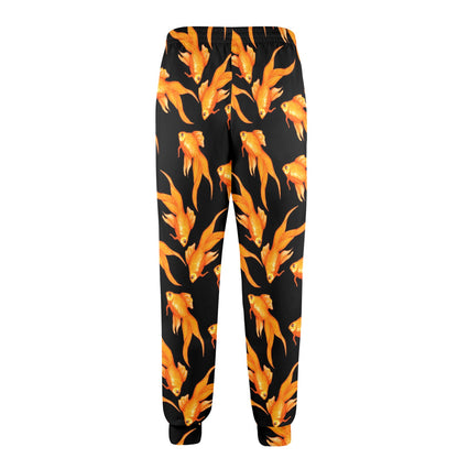 Goldfish Pattern Print Design 03 Men's Casual Track Pants