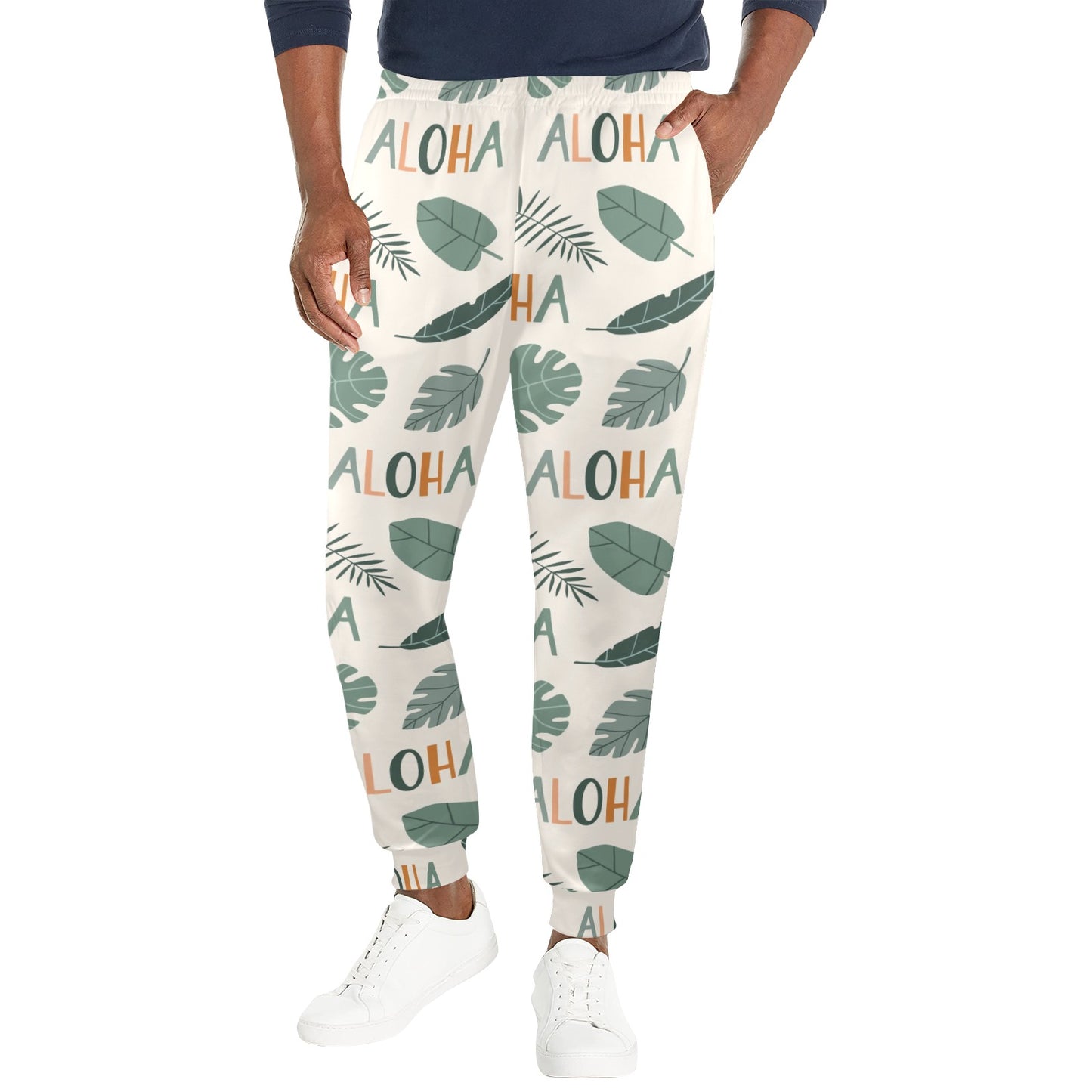 Aloha Hawaii Pattern Print Design 05 Men's Casual Track Pants