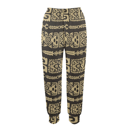 Mayan Pattern Print Design 03 Women's Casual Track Pants