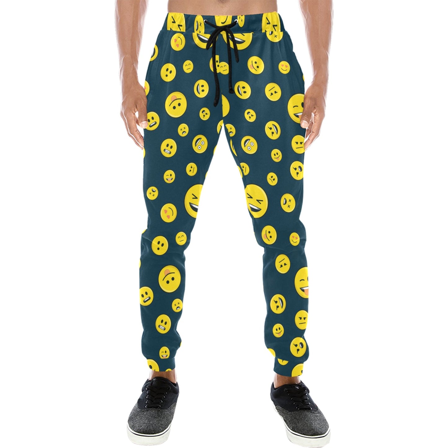 emoji funny Design Print Pattern JJ0120 Men's Sweatpants
