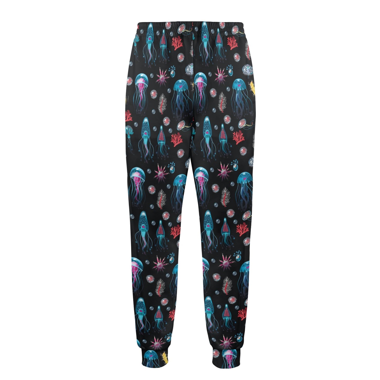 Jellyfish Underwater Print Men's Casual Track Pants
