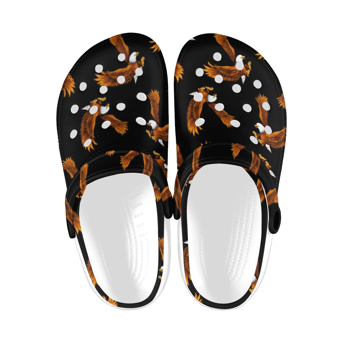 Eagles Print Pattern Unisex Clogs Shoes