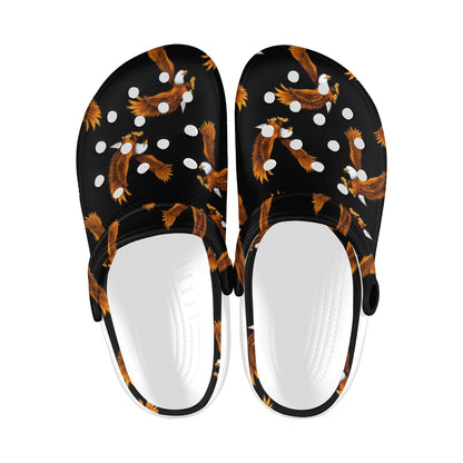 Eagles Print Pattern Unisex Clogs Shoes