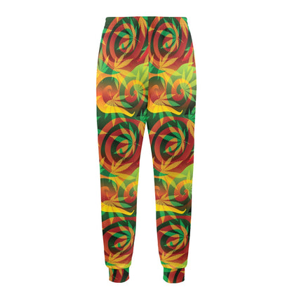 Rastafarian Pattern Print Design A01 Men's Casual Track Pants