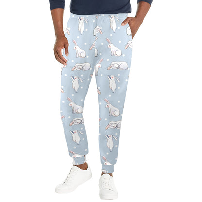 Rabbit Pattern Print Design RB06 Men's Casual Track Pants